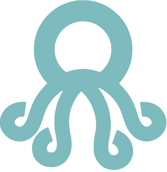 Navy Octopus Logo